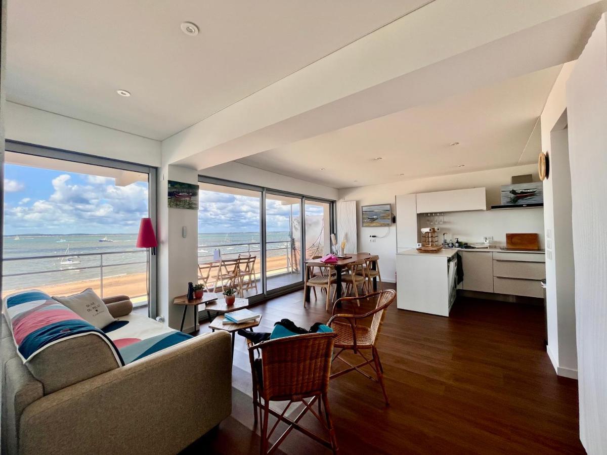Premiere Ligne Acces Prive Et Direct A La Plage Vue Mer Arcachon Exterior photo