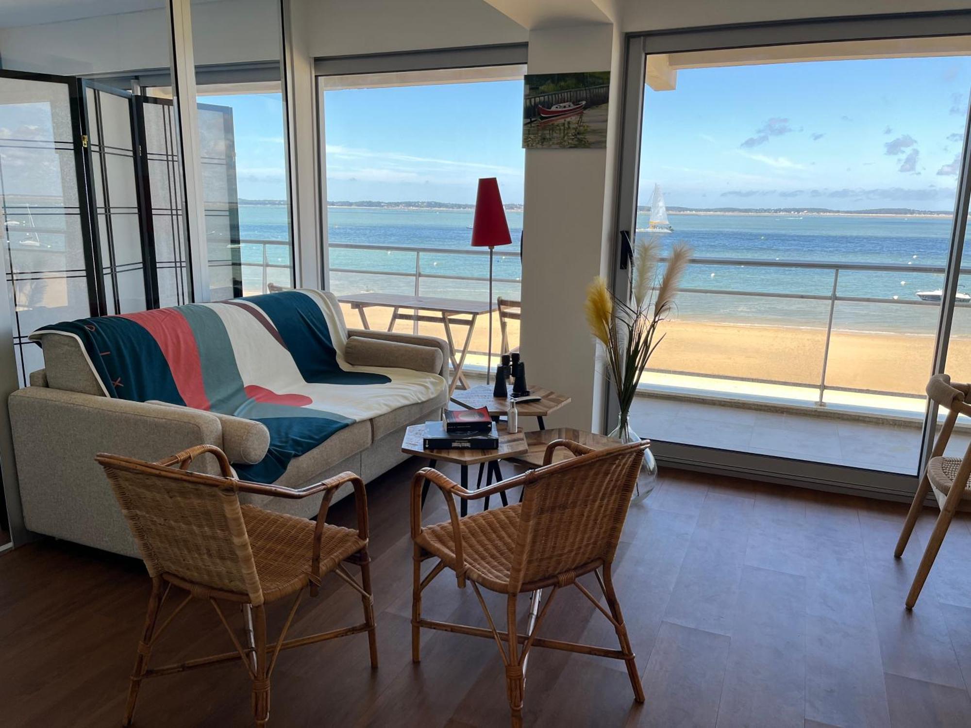Premiere Ligne Acces Prive Et Direct A La Plage Vue Mer Arcachon Exterior photo